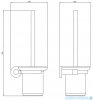 Omnires Modern Project szczotka do Wc wisząca miedź szczotkowana MP60620CPB